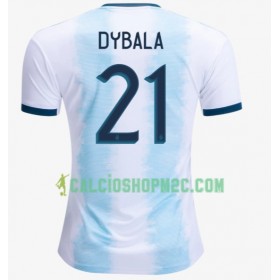 Argentina Paulo Dybala 21 Maglia Prima Copa América 2019 Manica Corta
